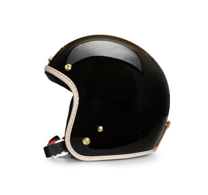 FETURE VAN III 汎 亮光曜石黑 復古帽 3/4罩