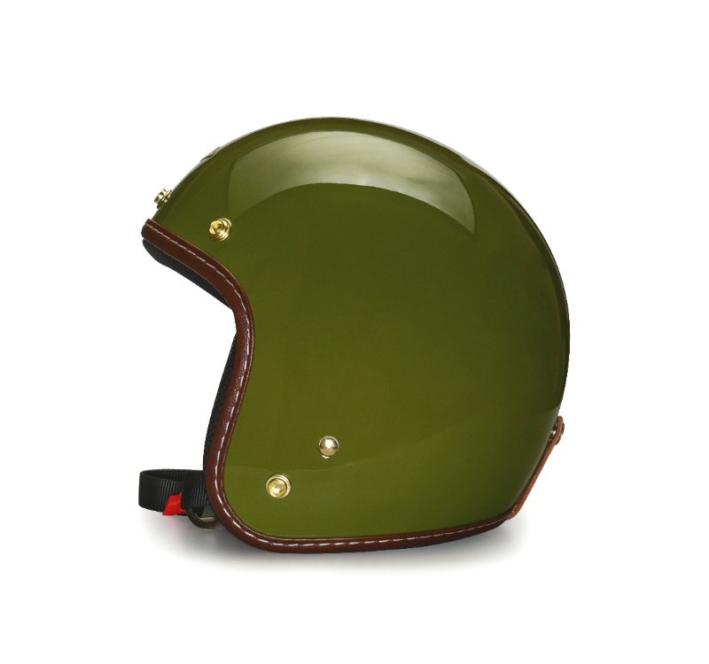 FETURE DEREK III 德瑞克 亮光亞麻綠 復古帽 3/4罩