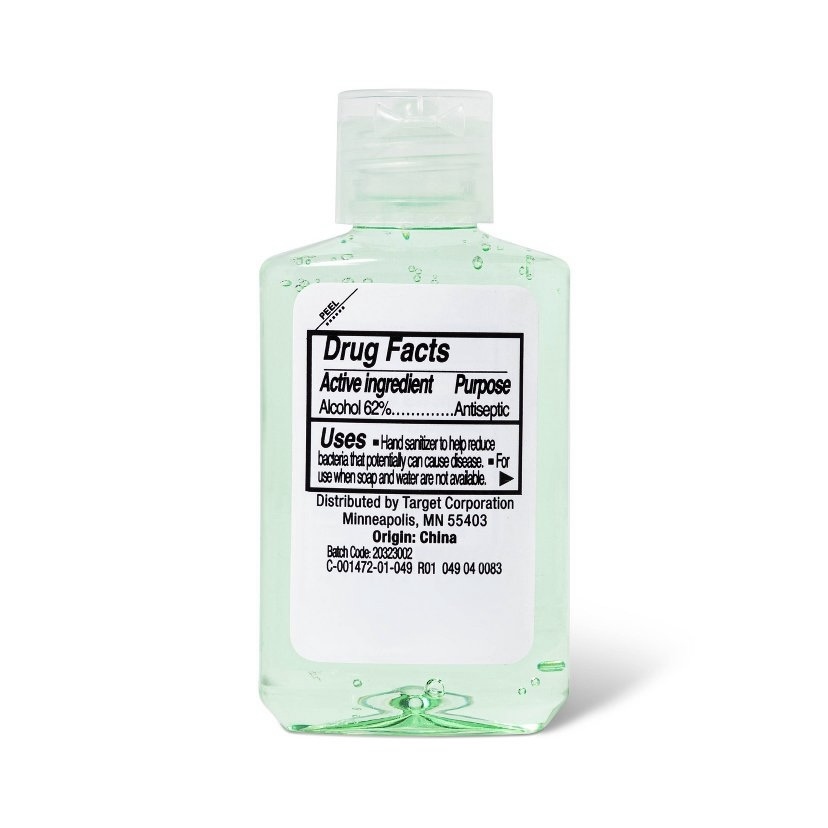 Up & Up - Hand Gel 免沖洗酒精消毒搓手液 蘆薈味 59ml