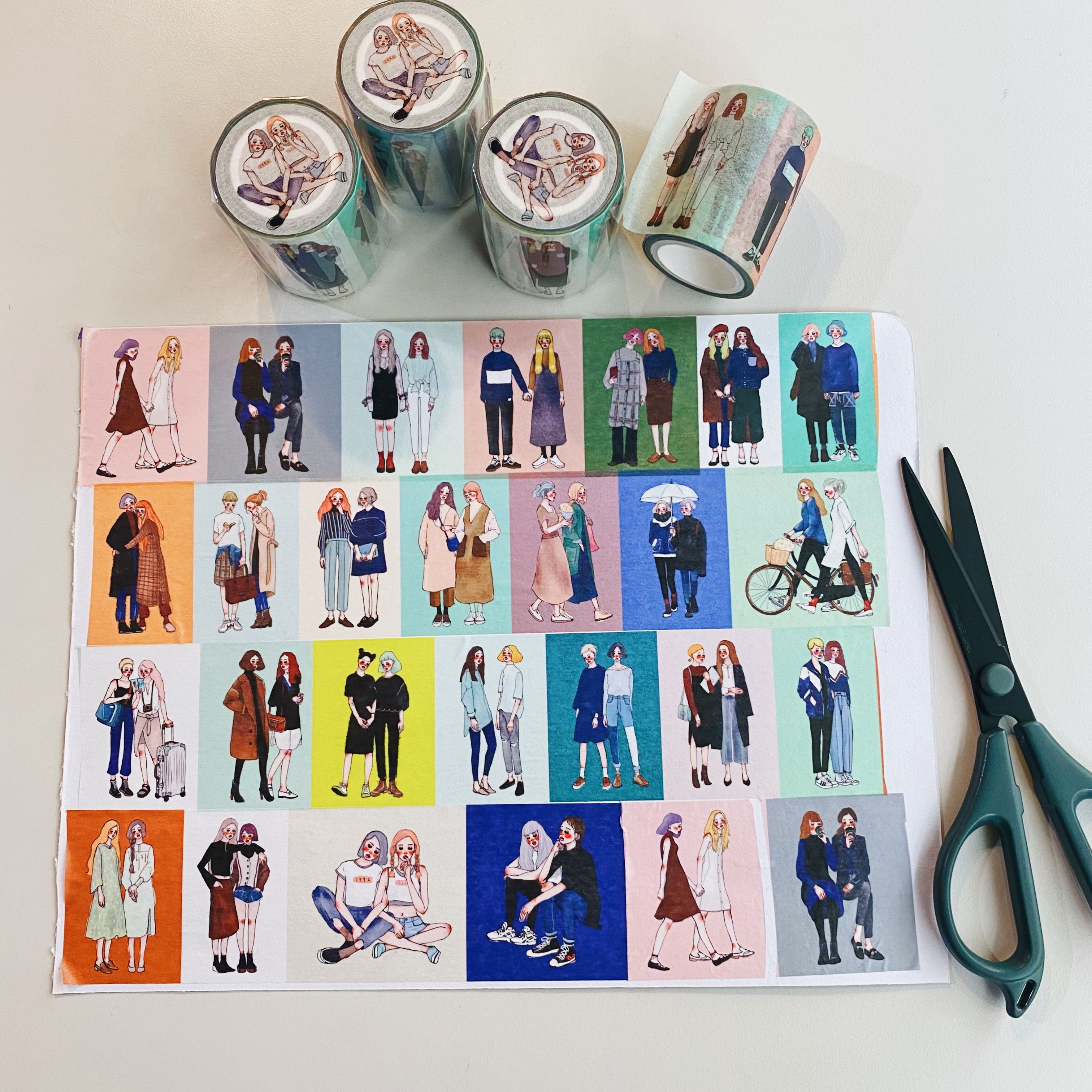 你笑得好我就好全身紙膠帶 ｜甜蜜生活