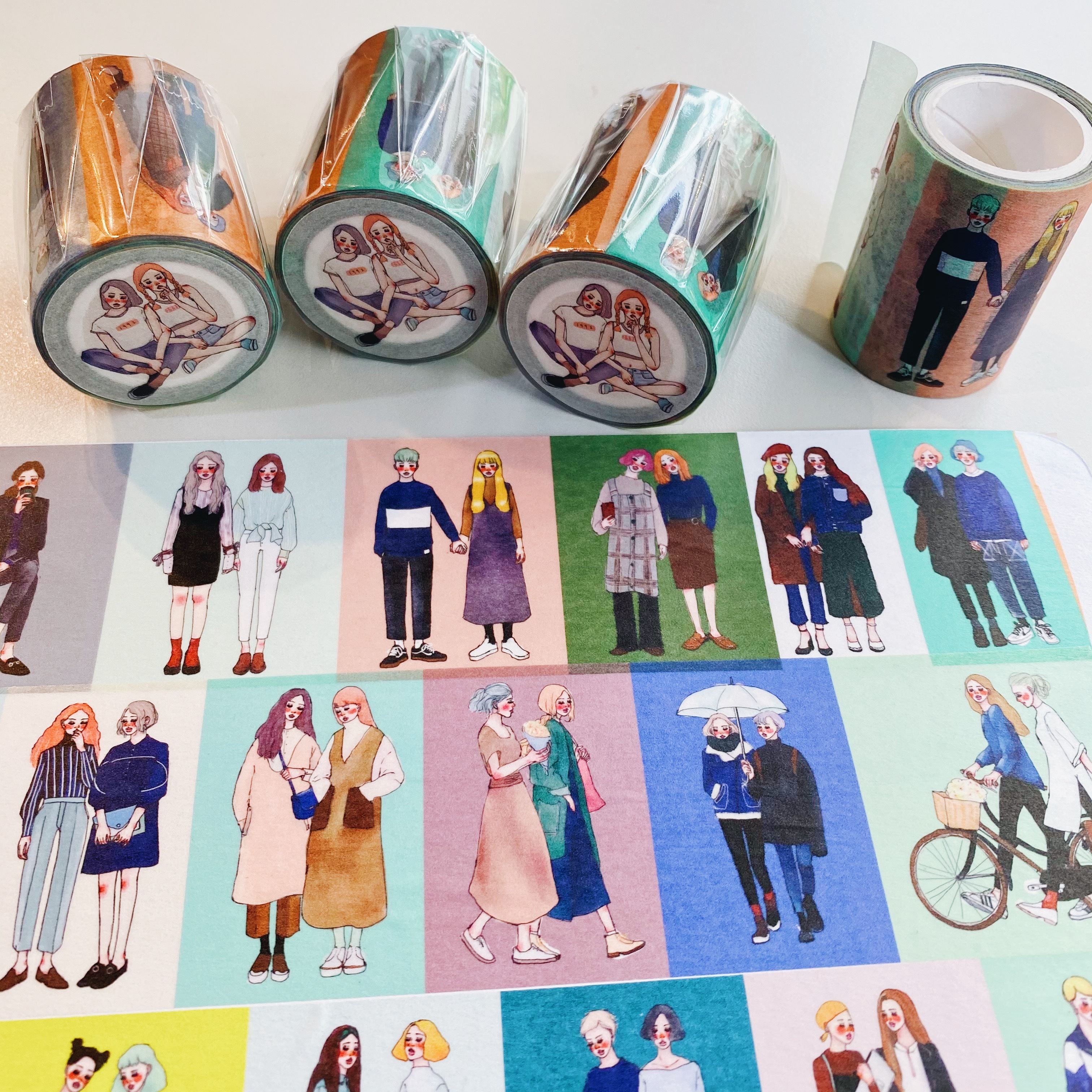 你笑得好我就好全身紙膠帶 ｜甜蜜生活