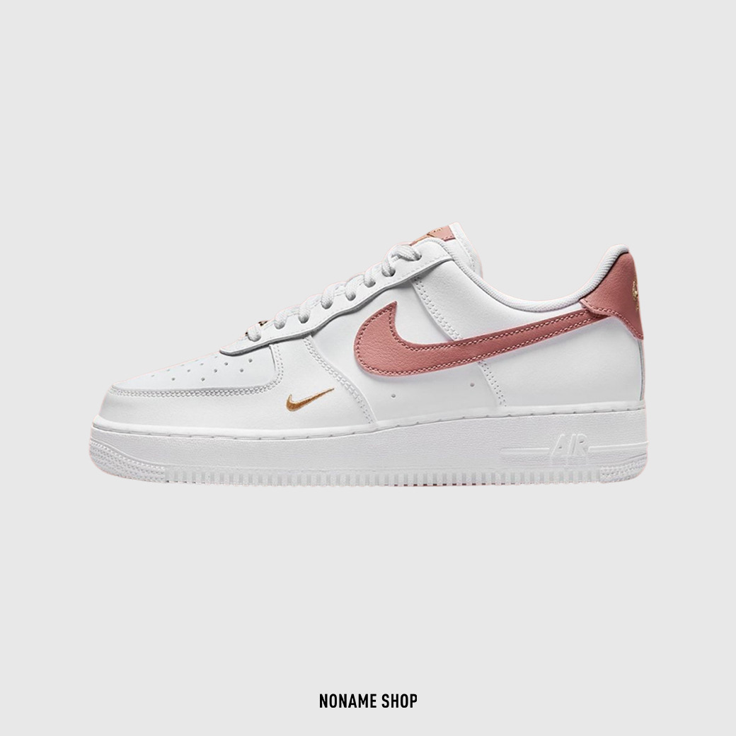 💥出清特價💥 NIKE AIR FORCE 1 AF1 乾燥玫瑰粉 小金勾 低筒 (女款)