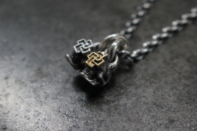 FCT-135 幸運十字骷髏中號吊墜