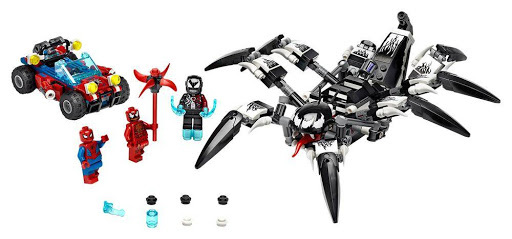 SPIDERMAN VENOM CRAWLER Marvel Super Heroes Custom Minifigs Building Set Fit LegoNO BOX LA11502