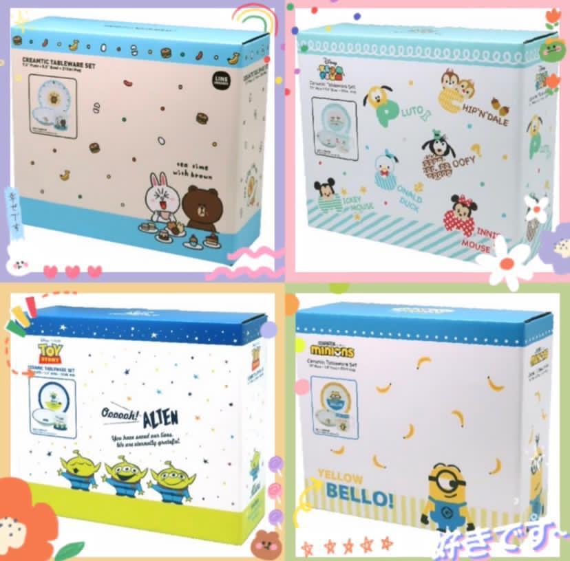 迪士尼授權 精美瓷器餐具套裝