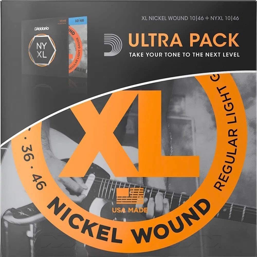 D'addario EXL110-NYXL1046 Ultra Pack 電吉他弦 (10-46) 組合包