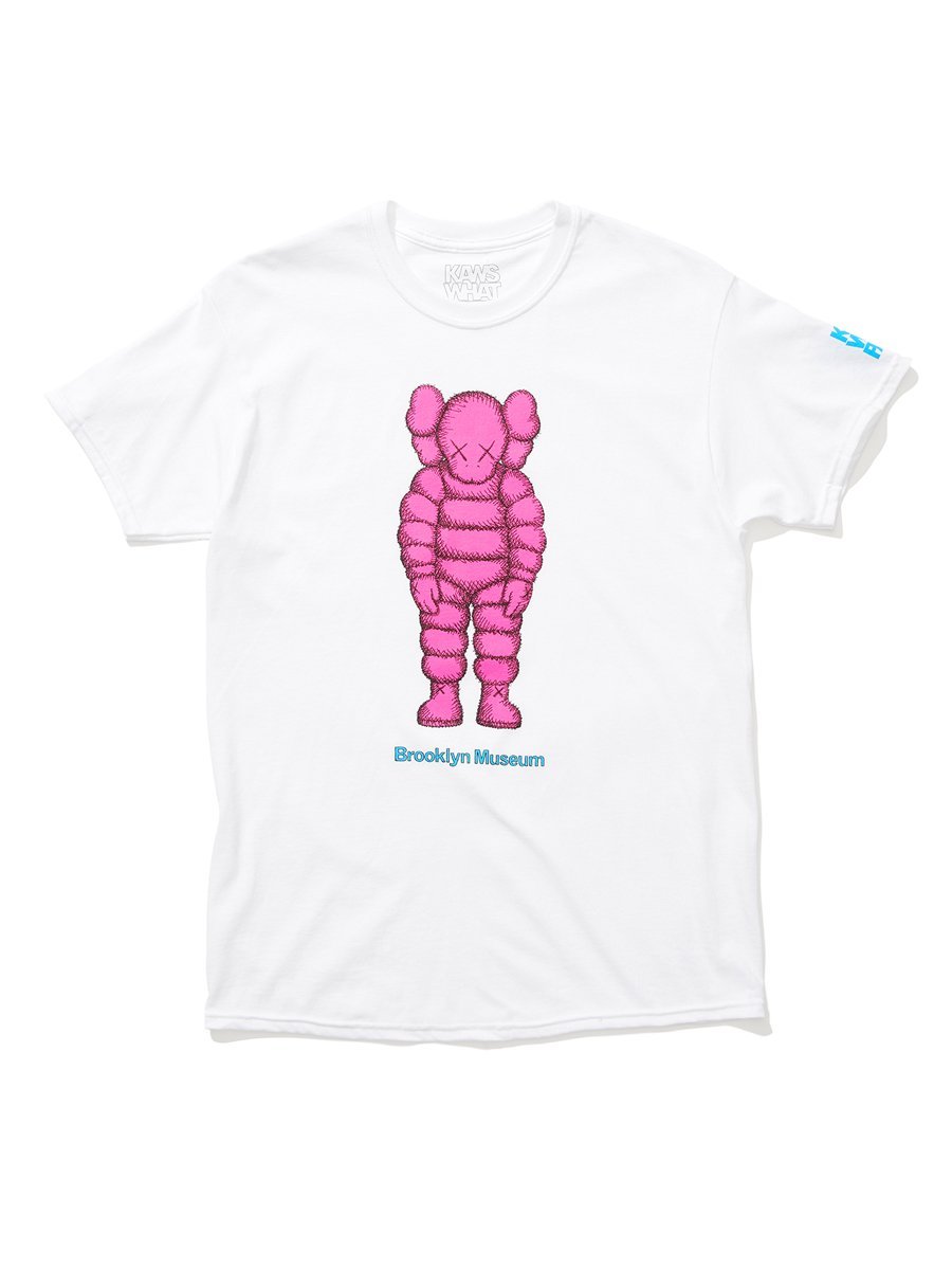 KAWS WHAT PARTY TEE 布魯克林博物館 粉色米其林 短T