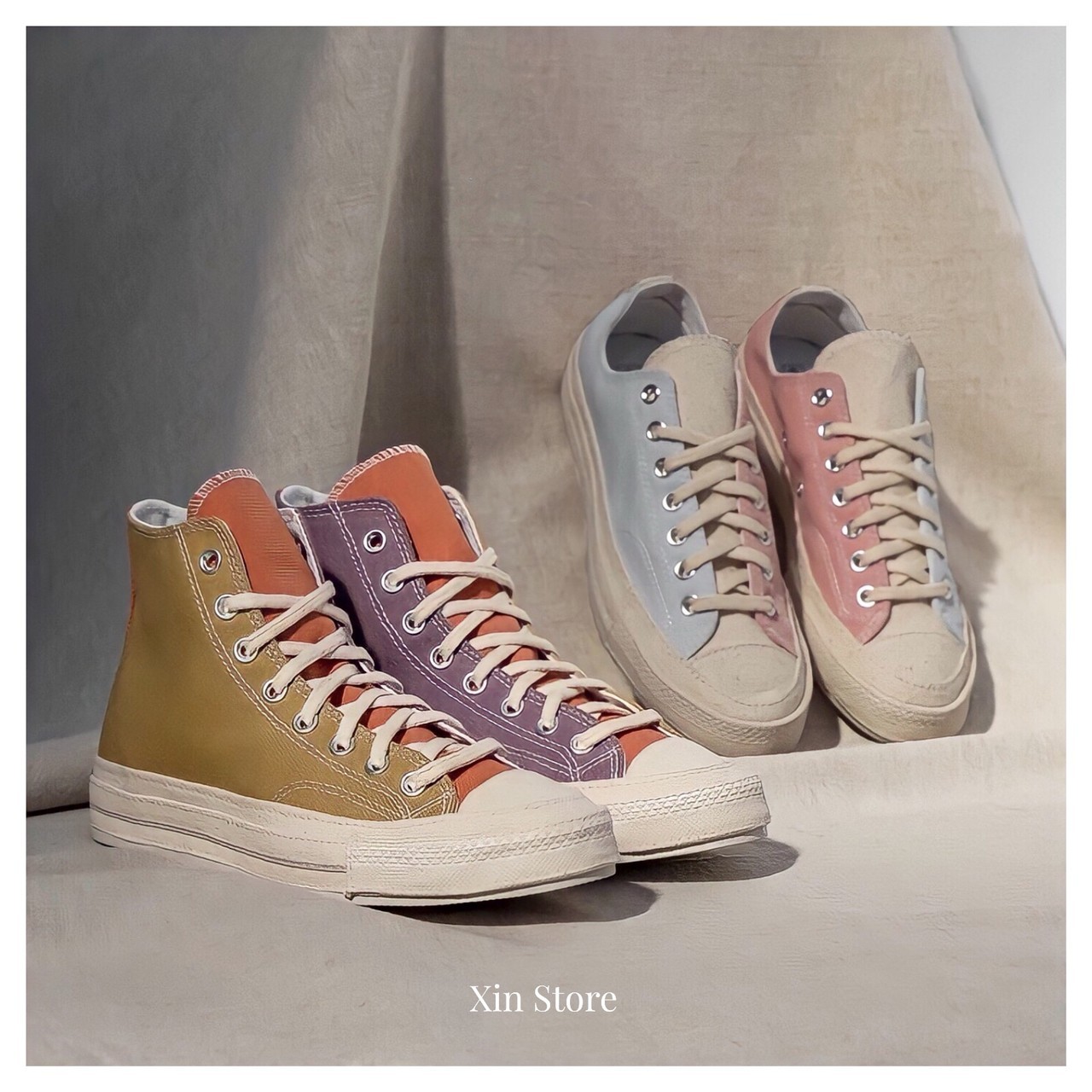 Converse Tri-Panel Renew Chuck 1970 帆布鞋 環保 馬卡龍 拼接