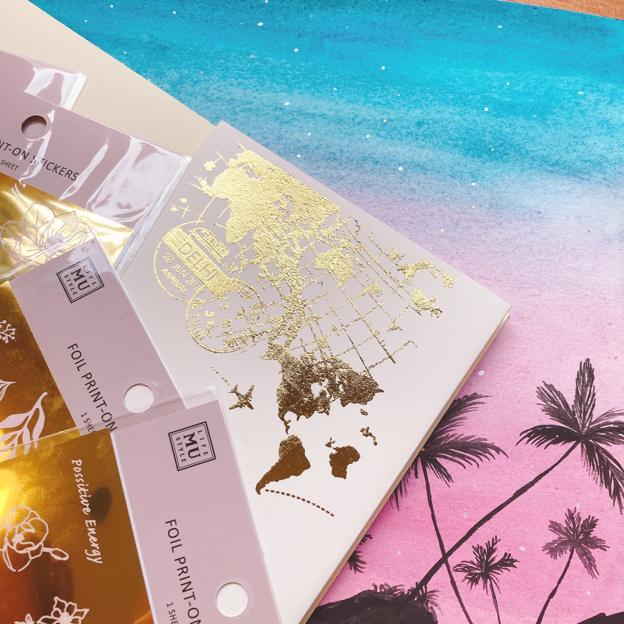 MU｜金箔/銀箔 轉印貼 燙金燙銀質感