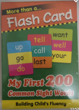 more than a flash card (my first 200 common sight words)