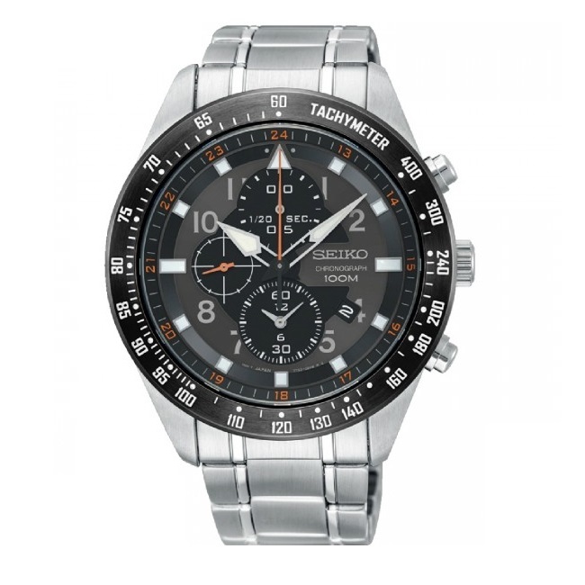 Seiko Criteria系列 計時碼錶石英手錶 SNDH33P1