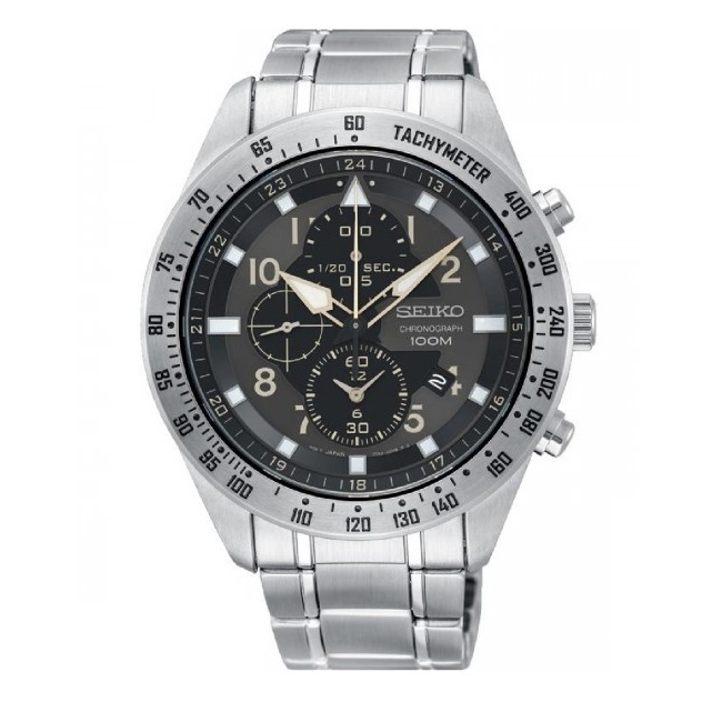 Seiko Criteria系列 計時碼錶石英手錶 SNDH31P1
