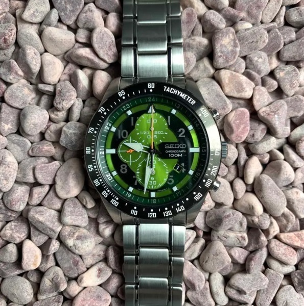 Seiko Criteria系列 計時碼錶石英手錶 SNDH37P1