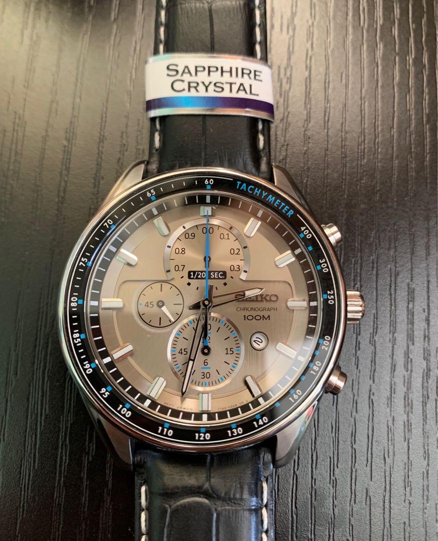 Seiko Criteria系列 計時碼錶石英手錶 SNDH07P1