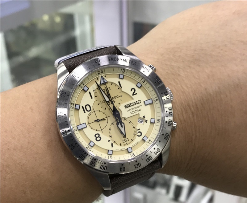 Seiko Criteria系列 計時碼錶石英手錶 SNDH43P1