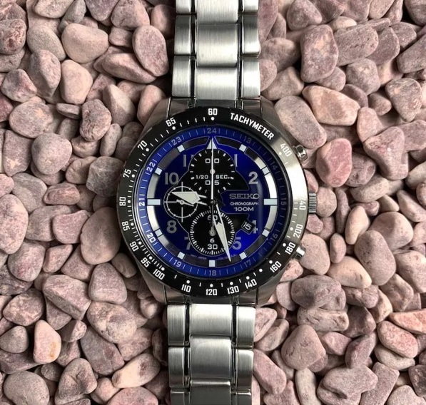 Seiko Criteria Chronograph Quartz Watch SNDH35P1