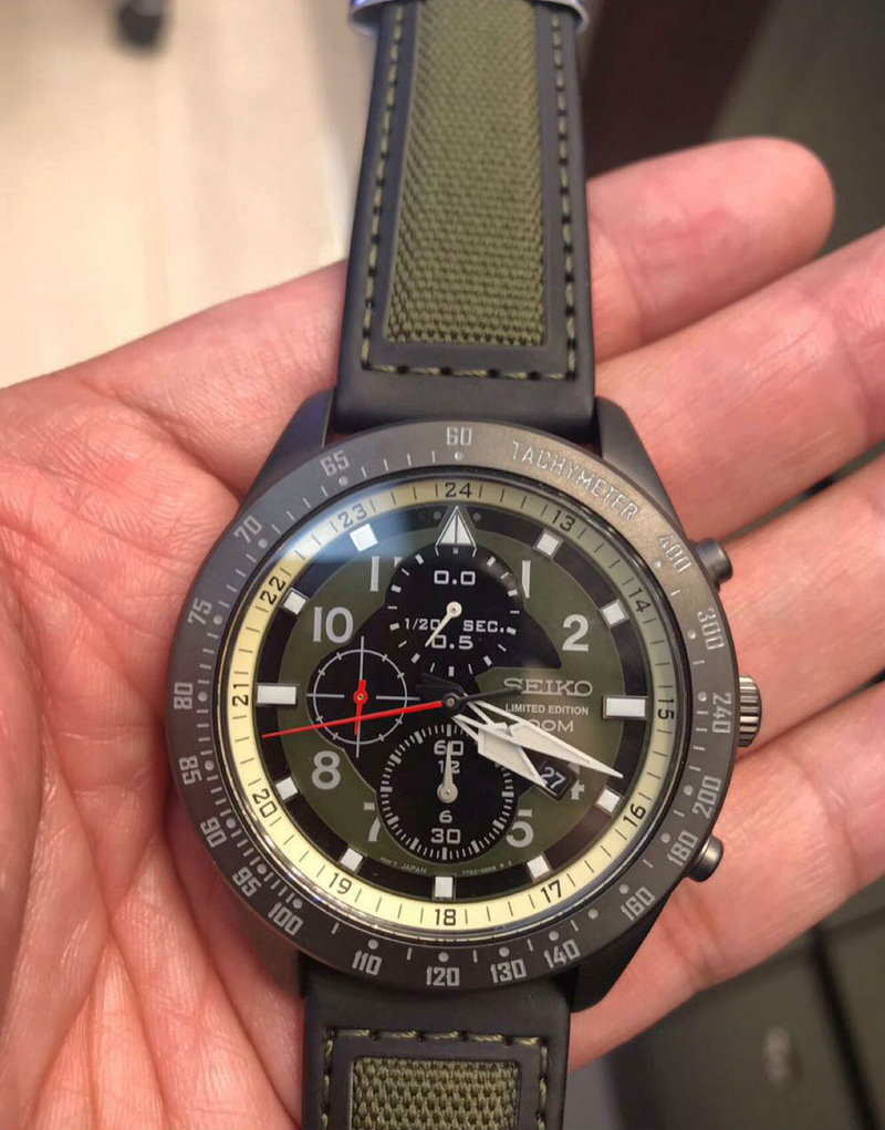 Seiko Criteria系列 計時碼錶石英手錶 SNDH47P1