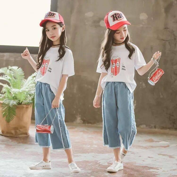 (現貨) LBK-0162 POP CORN牛仔褲套裝