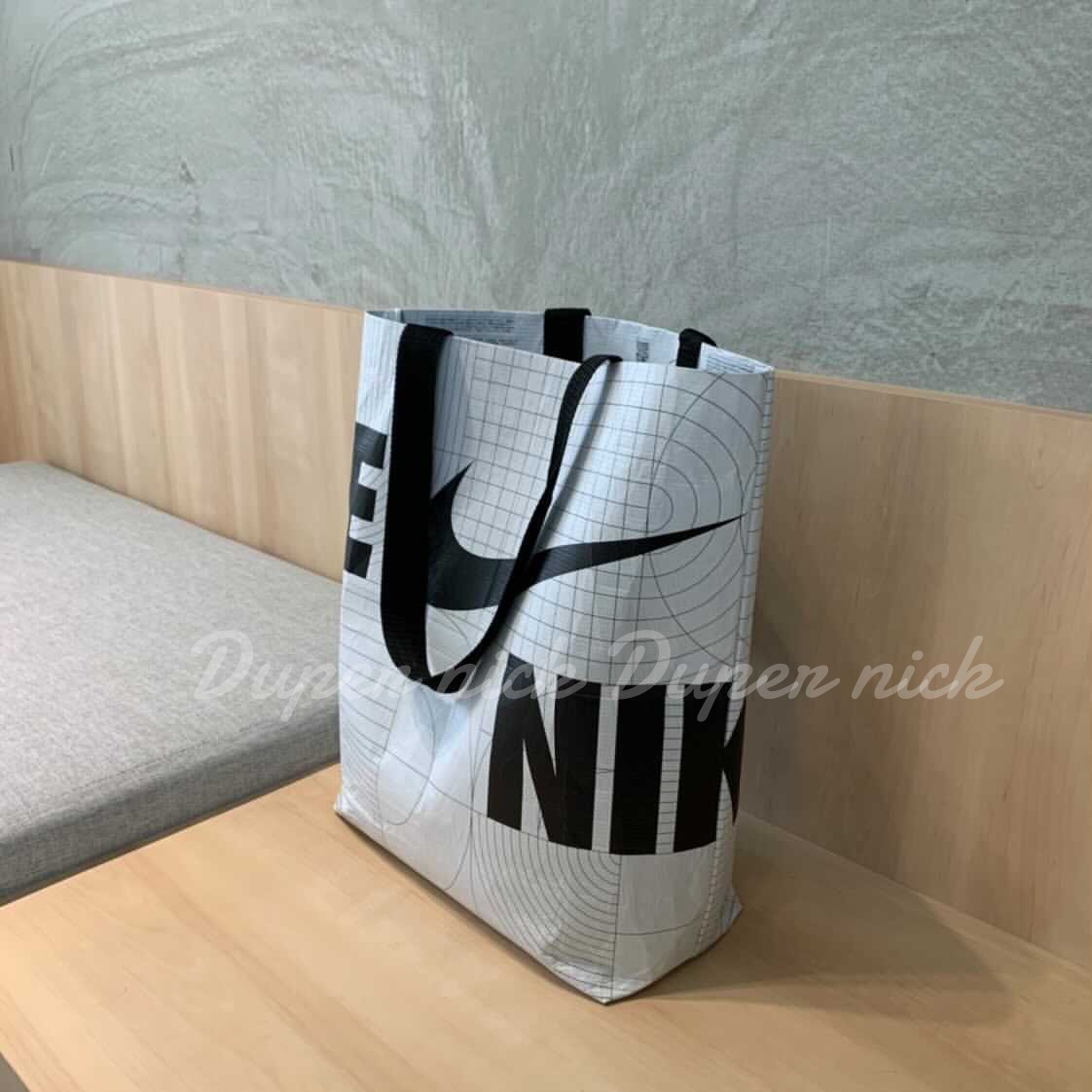 NIKE 韓國 限量 帆布袋 防水加厚材質 購物袋 托特包