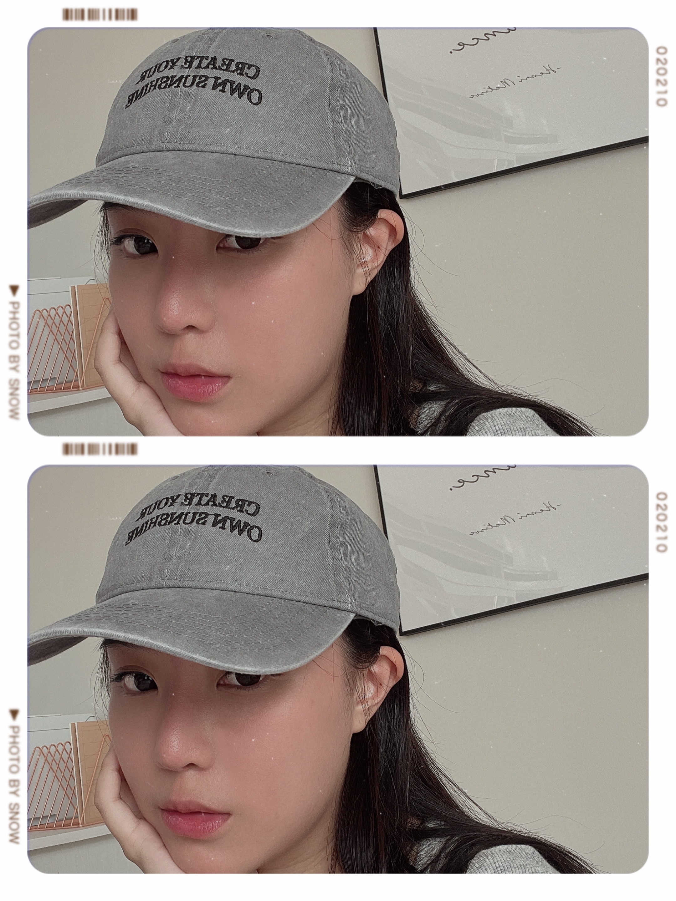 S caps 訂製款水洗刺繡棒球帽