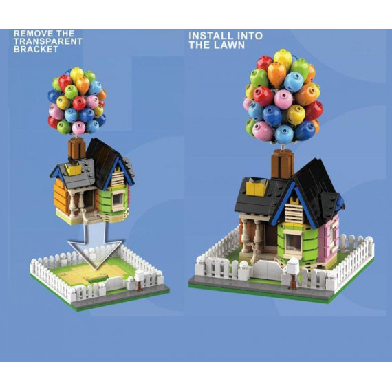 懸浮積木繽紛氣球屋  7025 Balloon House