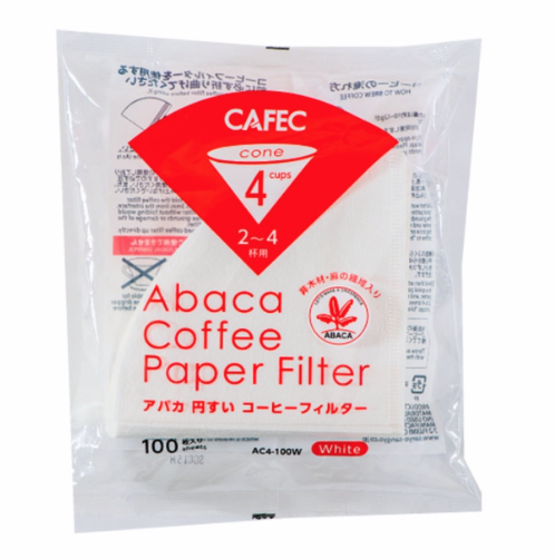 錐型咖啡濾紙- 2-4人份 (麻纖維 酵素漂白)   / 日製 / v60