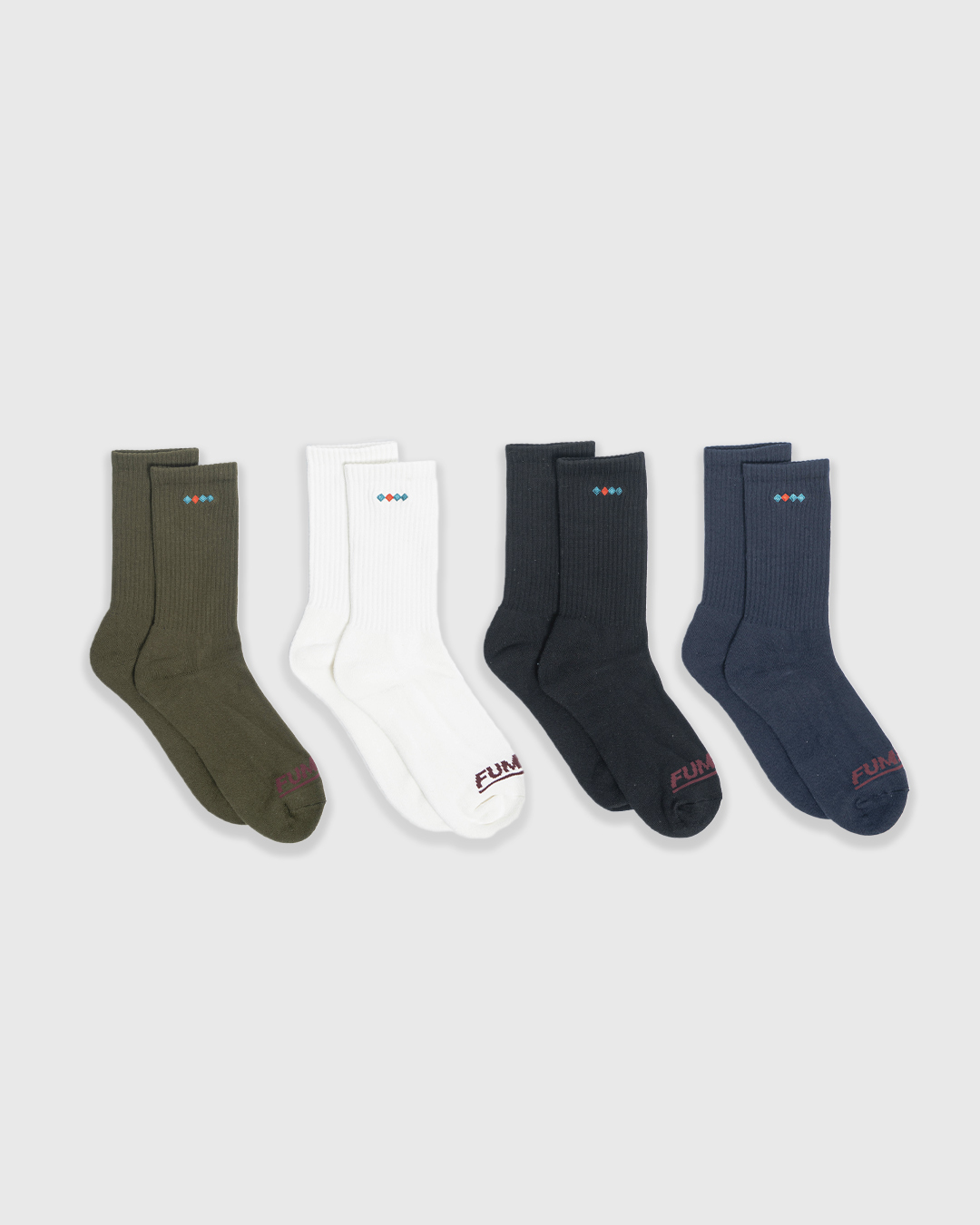 【FUMBLE】ESSENTIAL SOCKS | 100% COTTON | 4 COLORS | Original Design