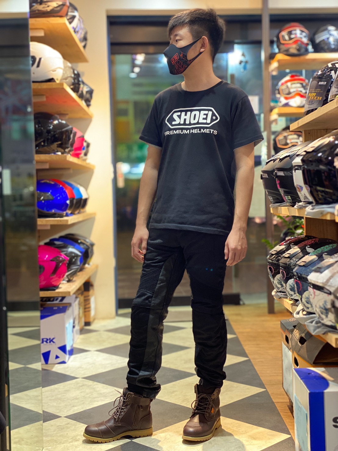 DEGNER DP-33A 黑 休閒褲