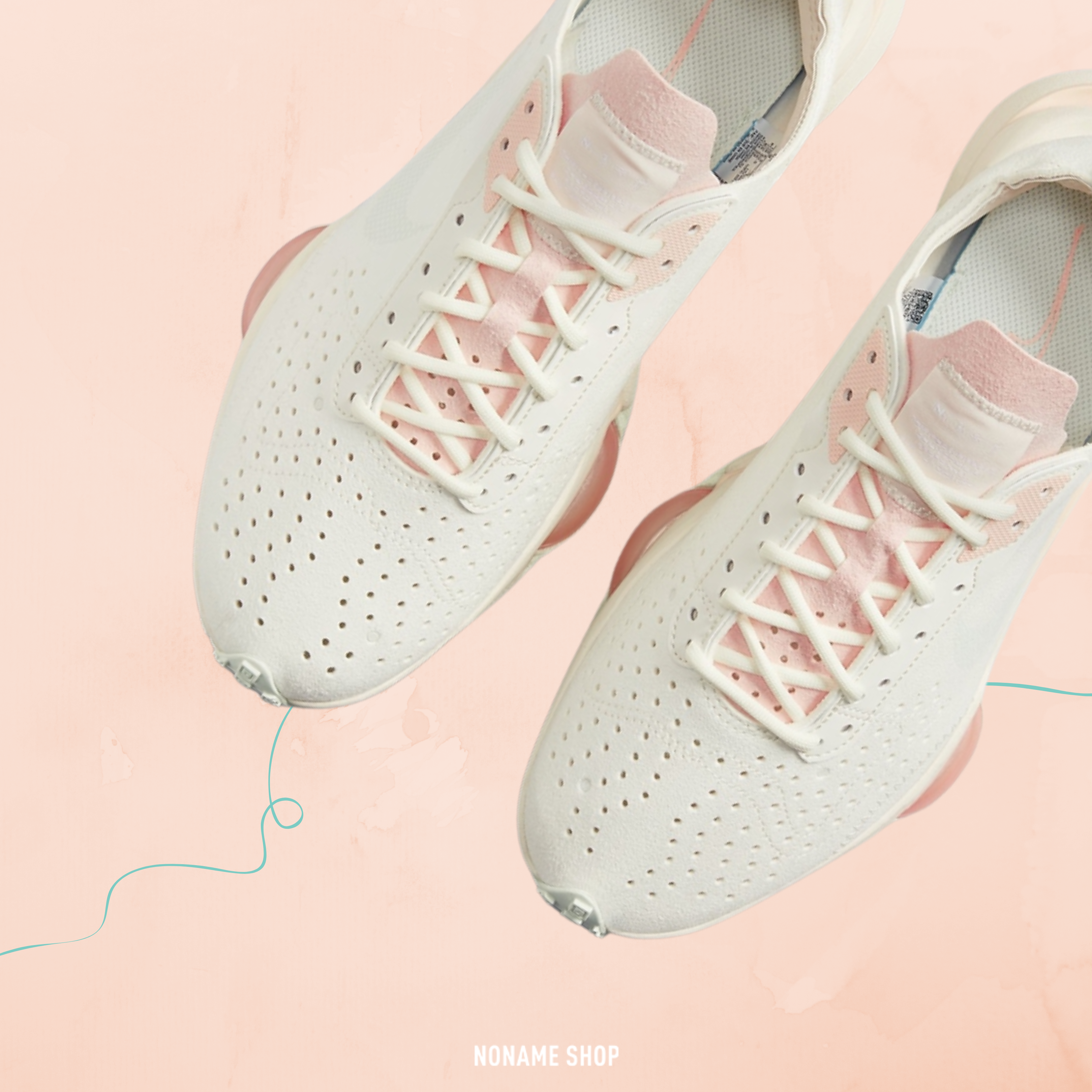 NIKE Air Zoom Type N354  網美 舒適 氣墊 結構  奶茶粉