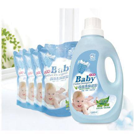 KUKU 嬰兒濃縮洗衣精 1 + 4 優惠裝