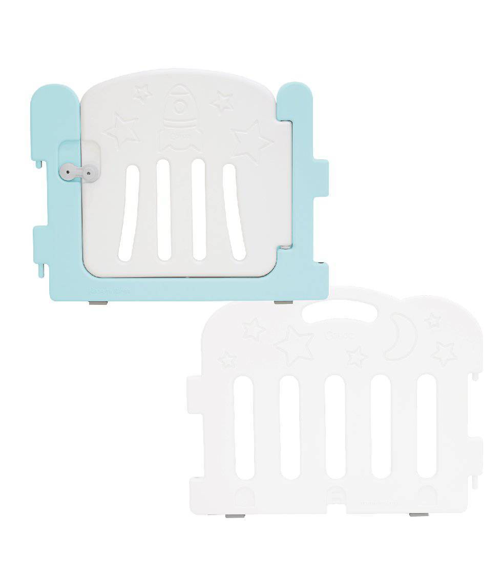 Caraz 寶寶屋伸延件組合 (1 x 門板 + 1 x 面板) - 薄荷色 + 白/神秘灰色 + 白/甜美粉 + 白