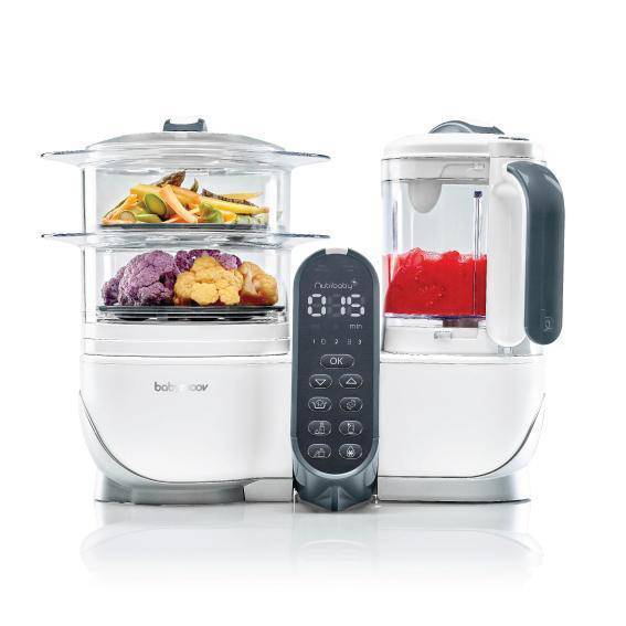 Babymoov Nutribaby+ 蒸煮食物攪拌調理機 - 時尚白