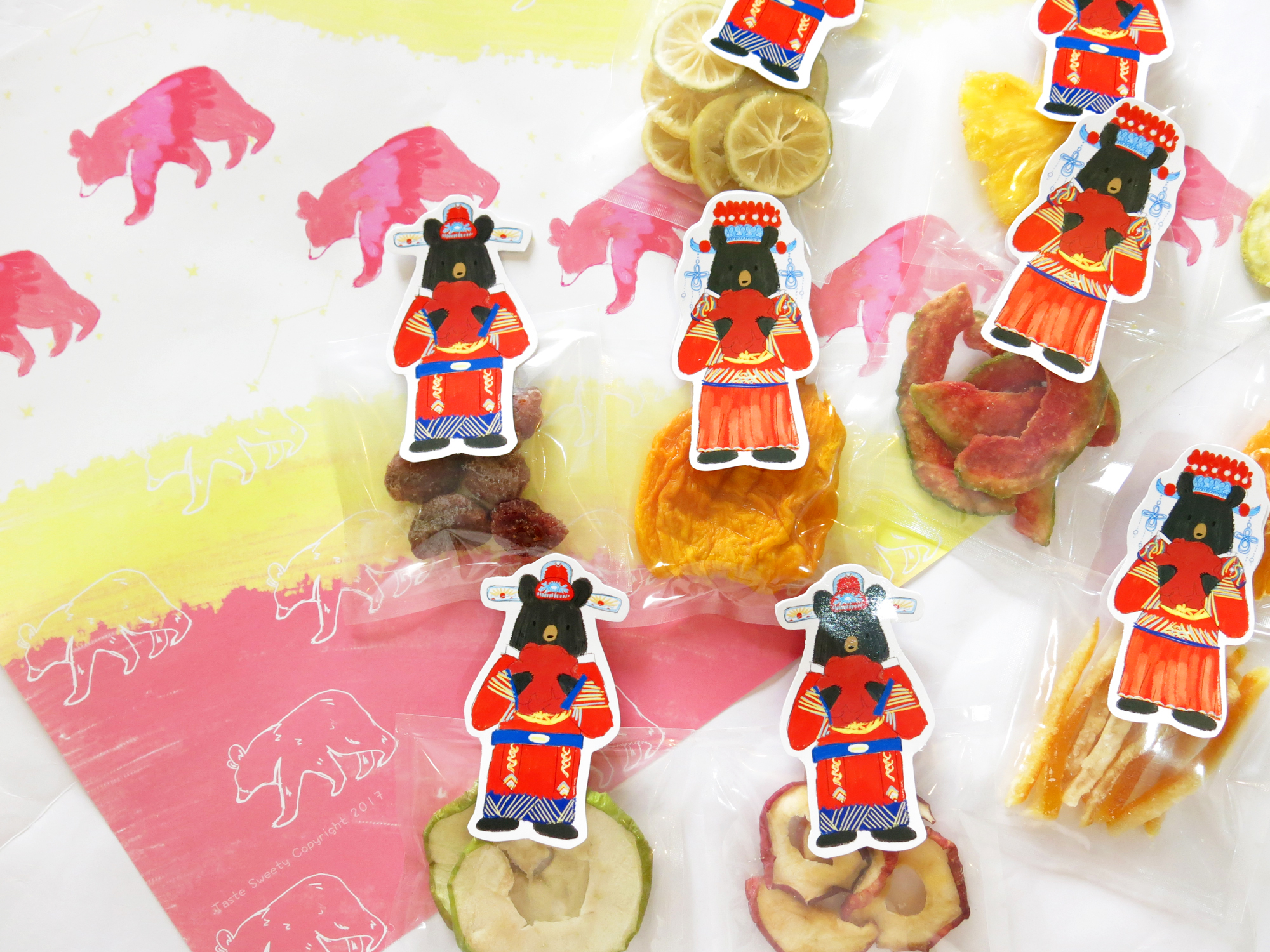 新婚熊婚禮小果乾-可愛包