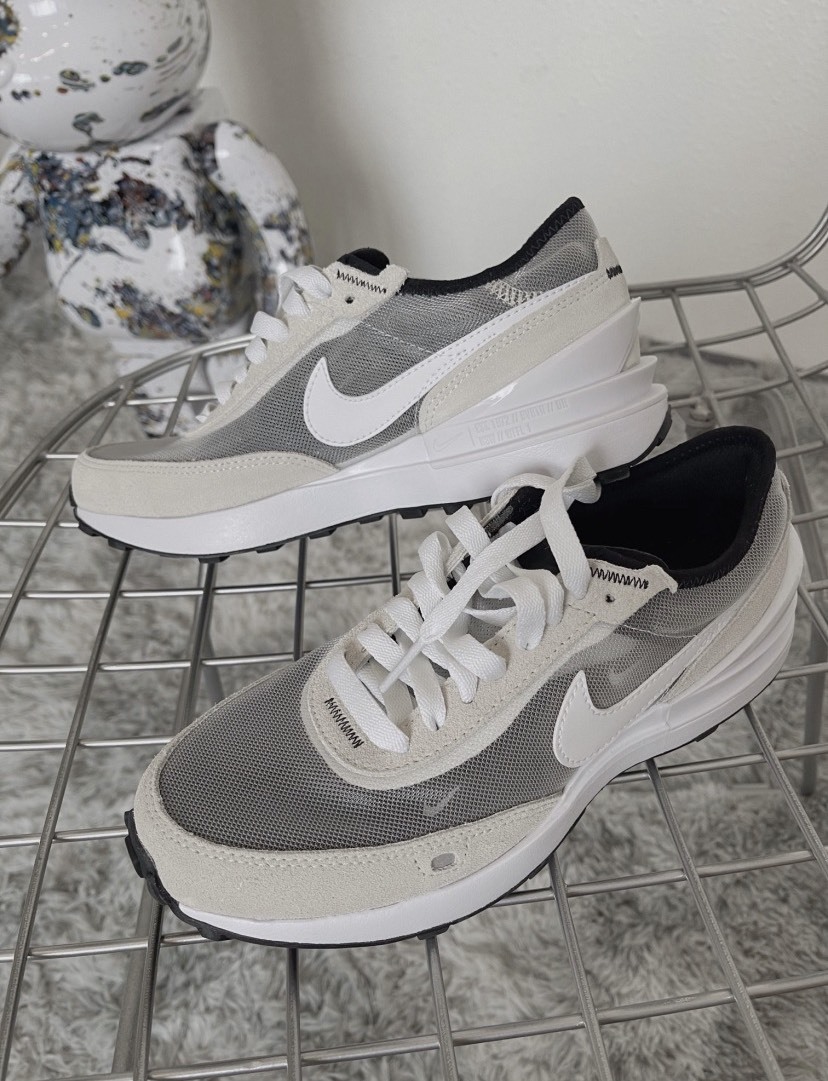 [現貨] NIKE WAFFLE ONE "Summit White" 米白灰 小SACAI 解構 運動鞋 休閒鞋