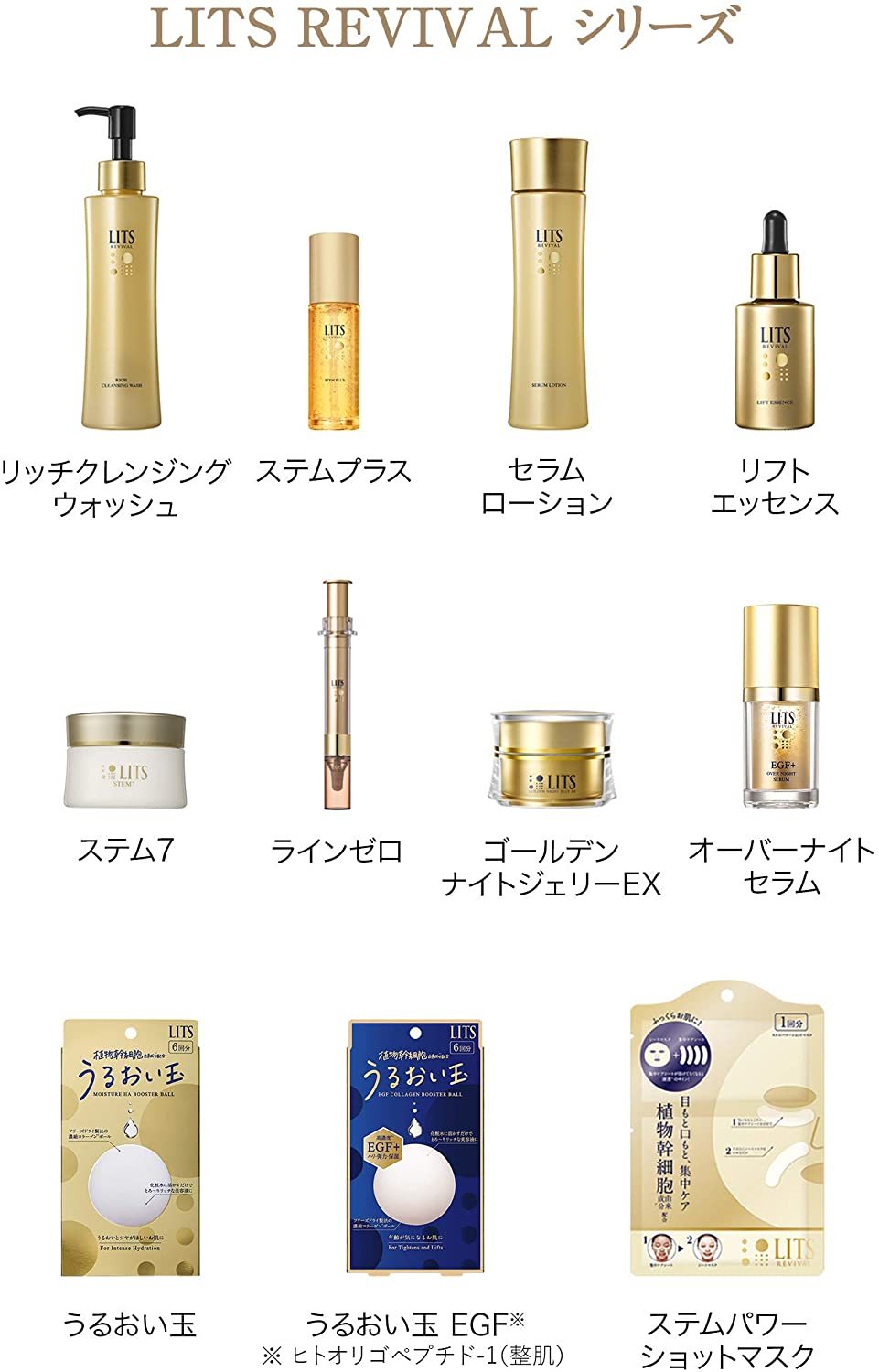 LITS 植物幹細胞逆齡7合1面霜STEM 7 Cream日本代購｜香港｜3件包速遞