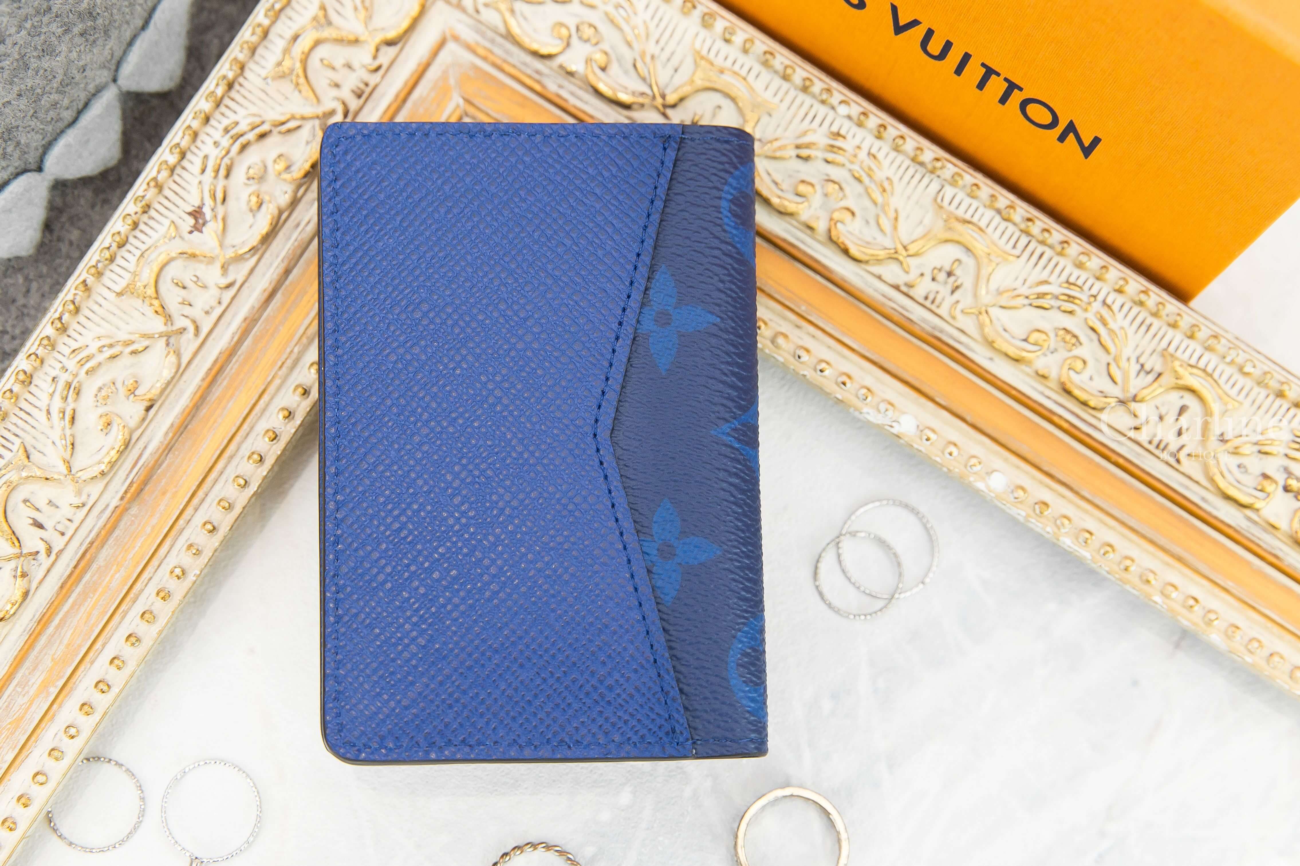 Louis Vuitton Pocket Organiser 鈷藍色老花卡片夾-Charline Boutique 精品代購