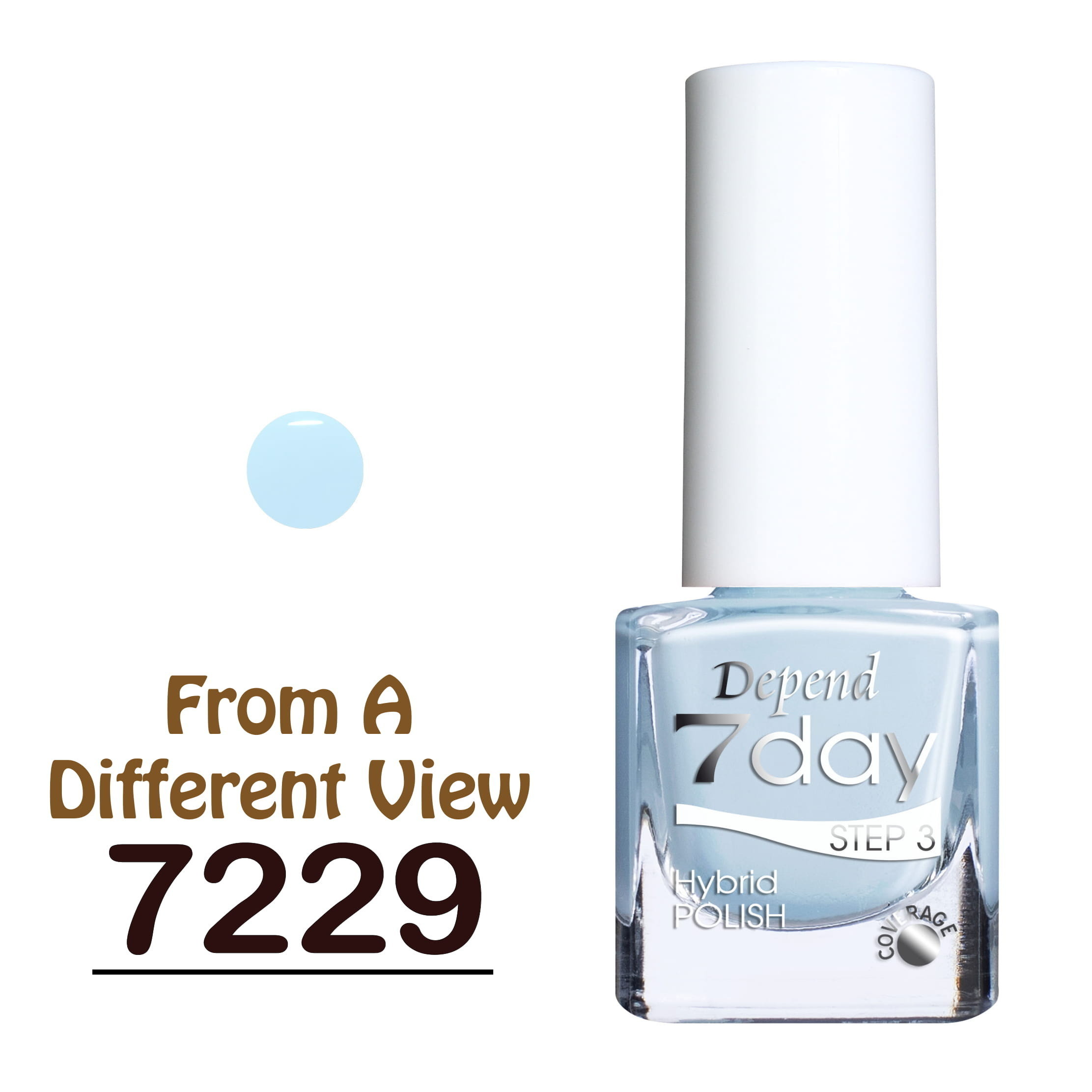 7day 仿GEL甲快乾甲油 7229 粉嫩天藍色 (不透明)