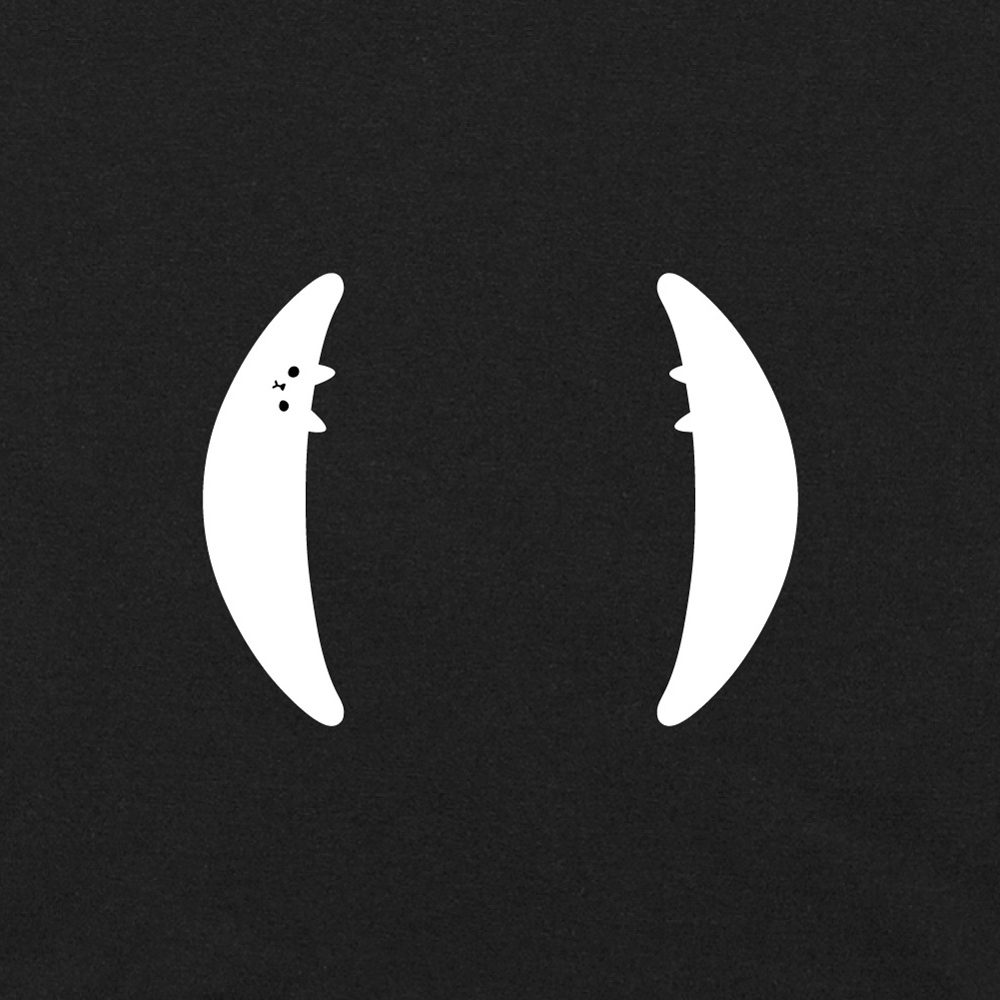 字裡貓間T恤 - 括號