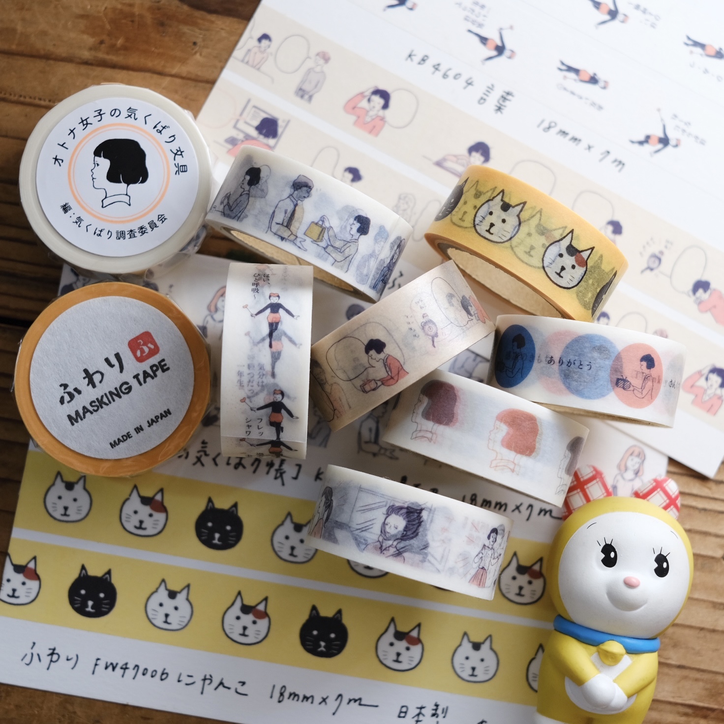 masco eri  ますこえり 和紙膠帶 大人女子