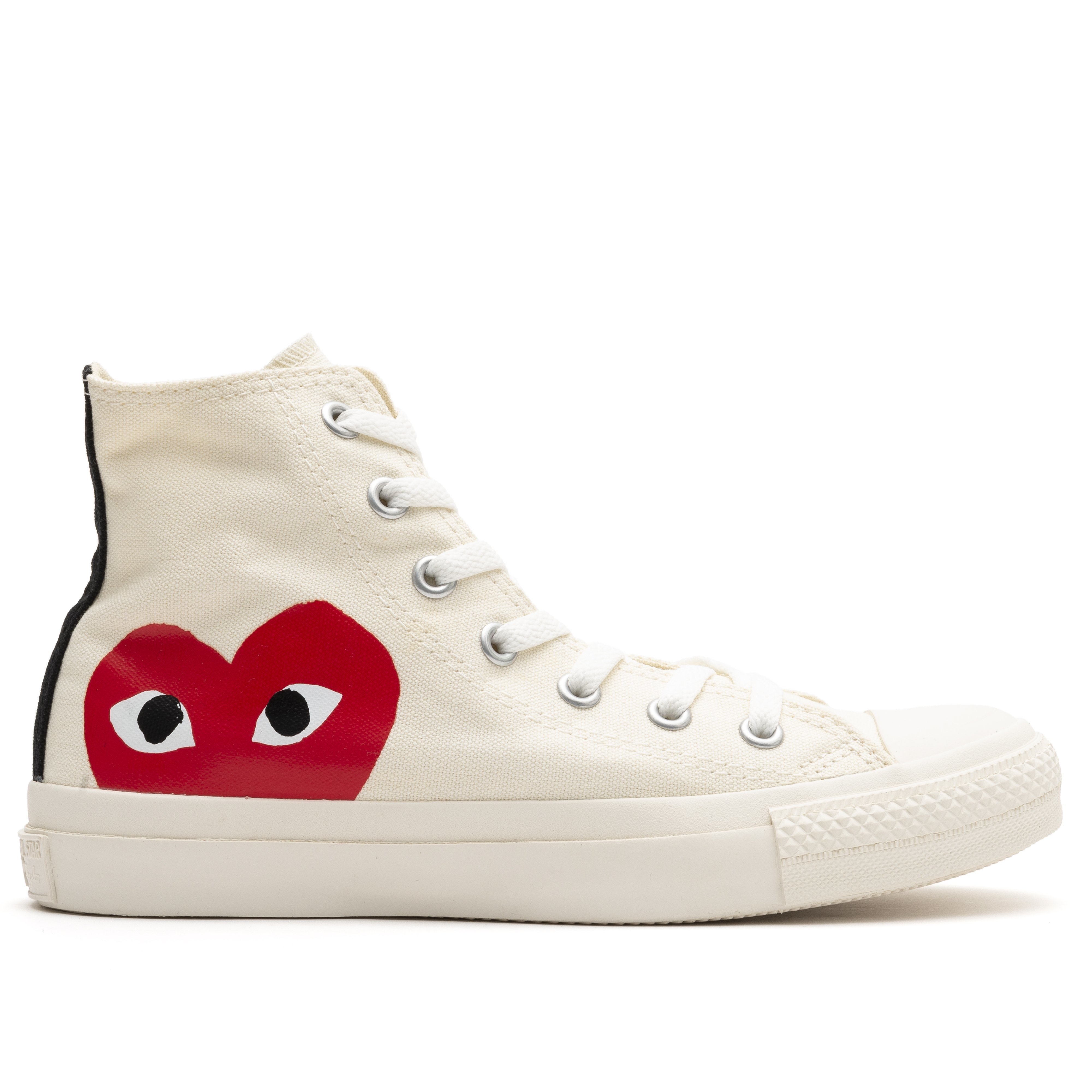 Cdg Play Converse Chuck Taylor HI white 日本國限定發售