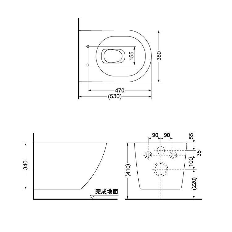 Toto C762E#XW + TC384CVK Wallhung 3D Tornado Flushing Toilet with Slow Closing Seat Cover *CEFIONTECT* - Wels