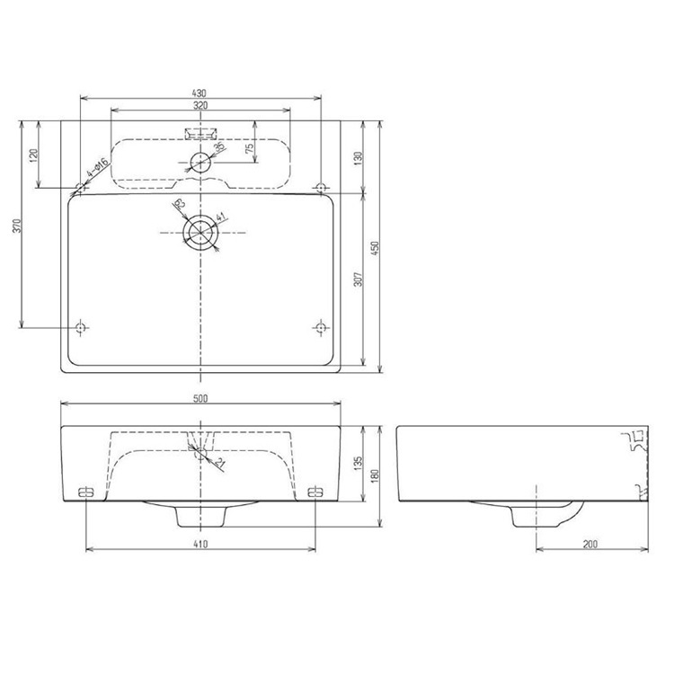 Toto L710CJ Console Lavatory *CEFIONTECT*