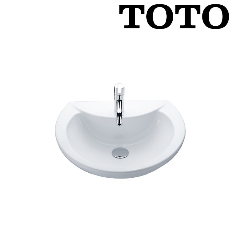Toto LW824 Semi-Recessed Washbasin