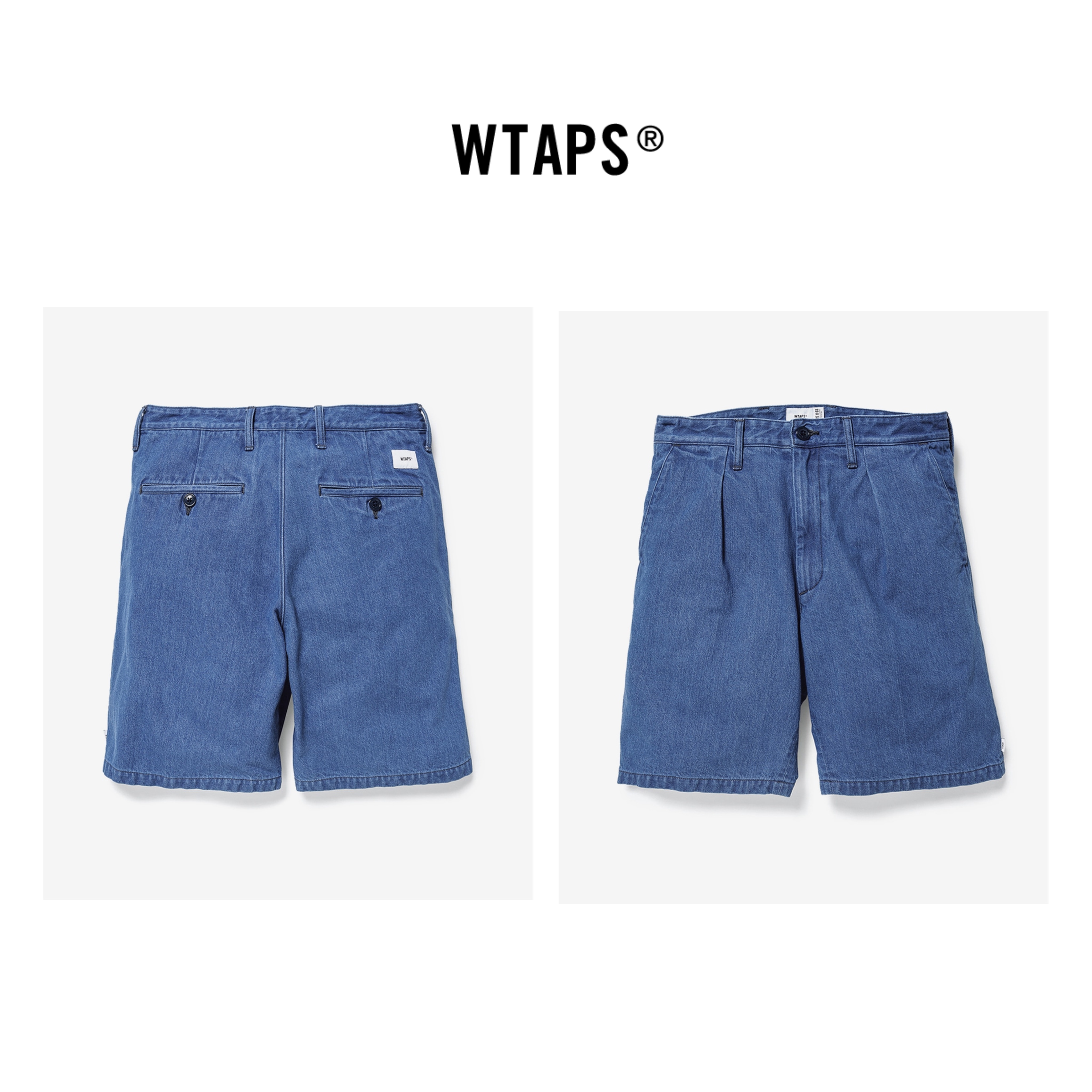 WTAPS TUCK 01 SHORTS COTTON DENIM - ショートパンツ