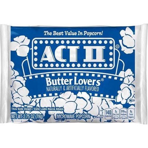 Act Ii Butter Lovers Microwave Popcorn (2.75 Oz., 32 Pk