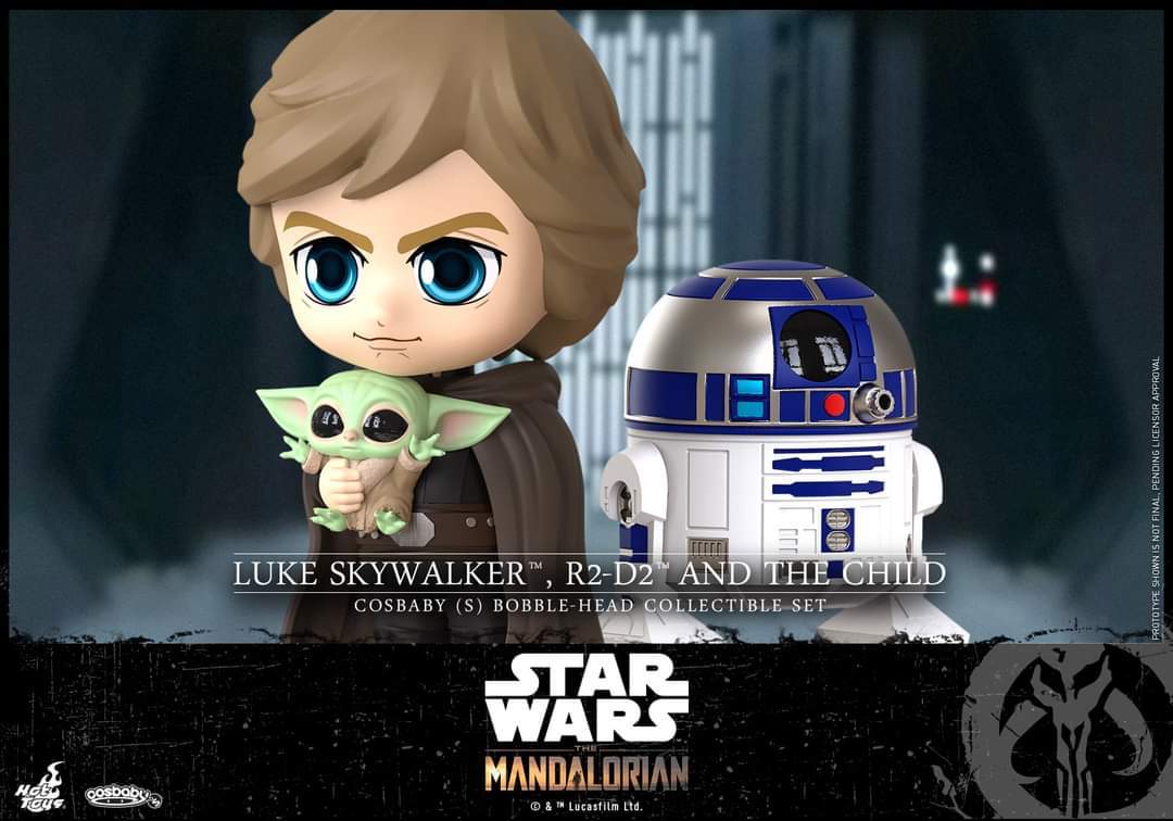 Hot Toys Luke Skywalker R2-D2 The Child Cosbaby