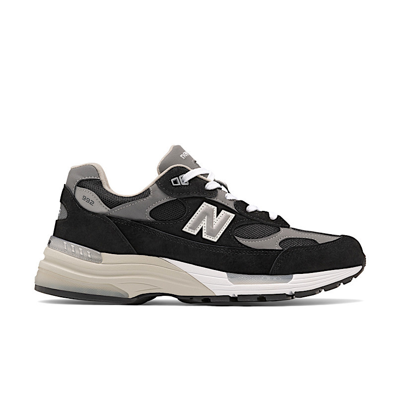 New Balance 992 麂皮黑灰3M反光美製男款M992EB [YR]