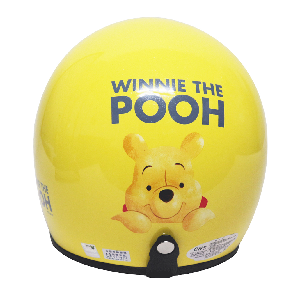 小熊維尼-2半罩式機車安全帽CA309-黃色+短鏡片+6入免洗內襯套 破盤下殺 OMAX歐妹思購物網