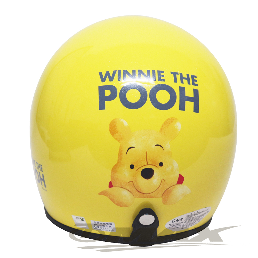 小熊維尼-2半罩式機車安全帽CA309-黃色+短鏡片+6入免洗內襯套 破盤下殺 OMAX歐妹思購物網