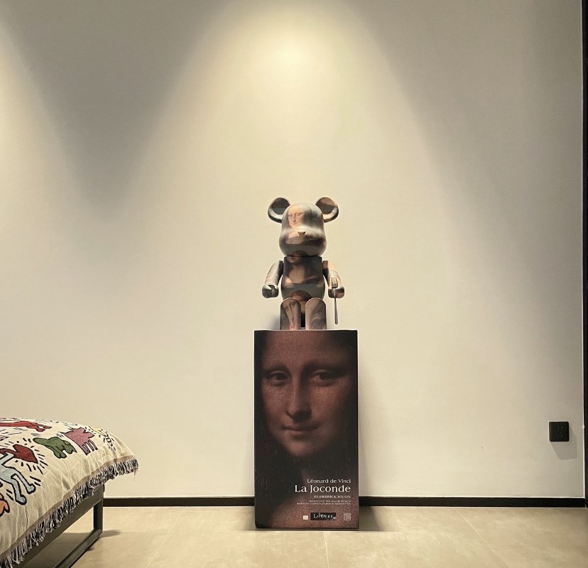 [In stock] BE@RBRICK LEONARD DE VINCI Mona Lisa 1000% M